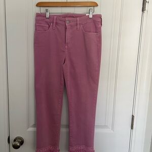 Chico's Ankle Cropped Jeans in Pink